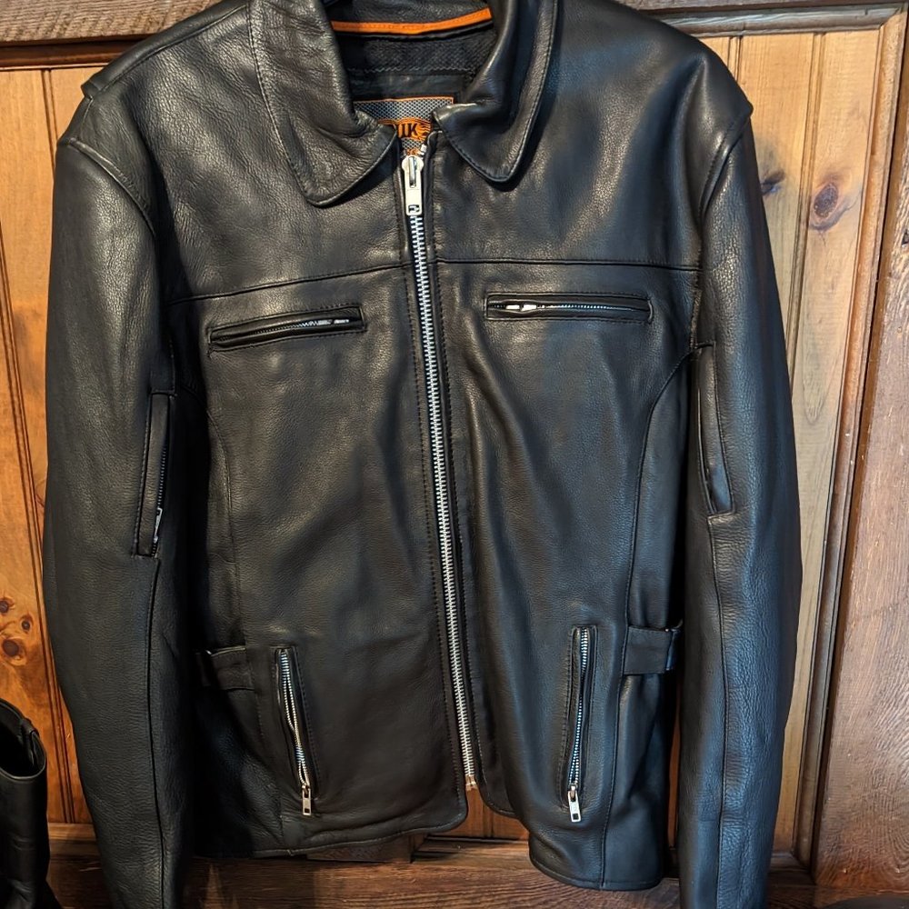 Leather jacket